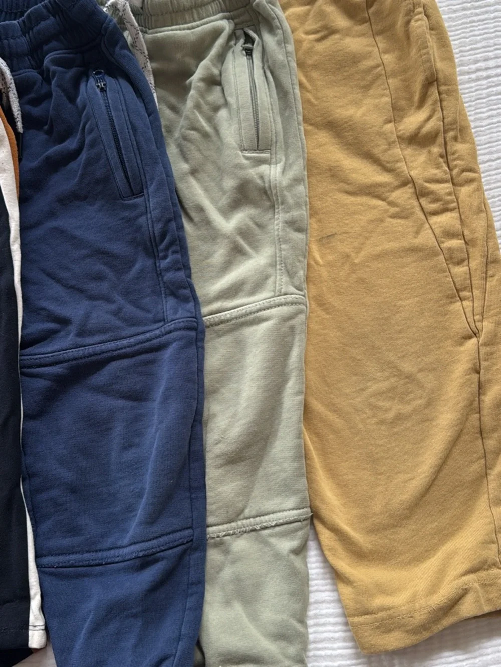 Hanna Andersson Kids Jogger Pants - Navy, Olive & Mustard